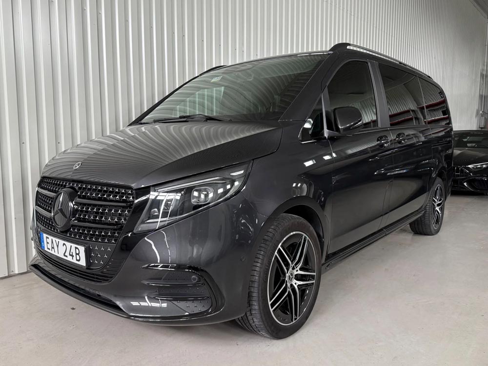 Mercedes-Benz V 300d 4MATIC AMG, Lång, Avantgarde, Drag